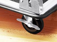 Meister Werkzeuge 8985530 Plateauwagen Inklapbaar, Met opbergvak Staal Laadvermogen (max.): 150 kg - thumbnail