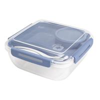 Rotho Salad To Go Lunchbox 1.7L Horizon Blauw - thumbnail