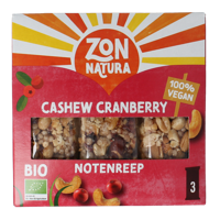 Notenreep cashew cranberry bio 75 Gram - thumbnail