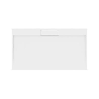 Douchebak Marmer Sapho Irena 160x90x3.5 cm Rechthoek Wit Sapho