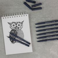 3 Fineliners Schneider Pictus zwart - thumbnail