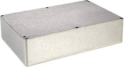 Gainta G124 Behuizing 222 x 146 x 55 Aluminium spuitgietwerk Aluminium gelegeerd Aluminium (naturel) 1 stuk(s)