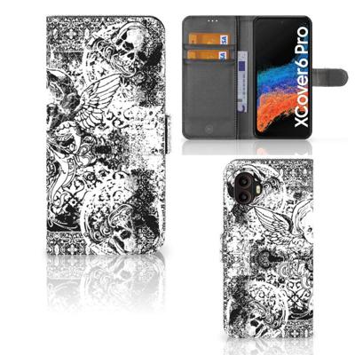 Telefoonhoesje met Naam Samsung Galaxy Xcover 6 Pro Skulls Angel Telefoonhoesje met Naam Samsung Galaxy Xcover 6 Pro Skulls Angel