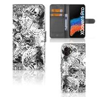 Telefoonhoesje met Naam Samsung Galaxy Xcover 6 Pro Skulls Angel - thumbnail