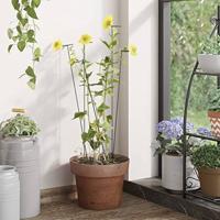 VidaXL Plantenstaken 20 st 61 cm staal donkergroen - thumbnail