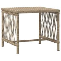 Ligbed met kussen 2 pcs Beige 35 x 35 x 32cm poly rattan - thumbnail
