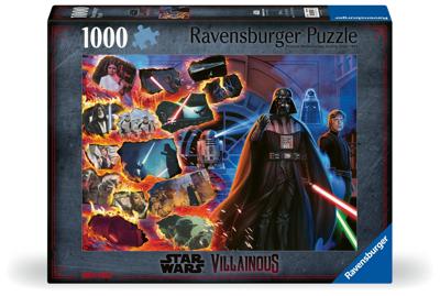 Ravensburger legpuzzel star wars villainous darth vader, 1000st.