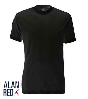 Alan Red 2-pack t-shirts ronde hals Virginia zwart