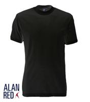 Alan Red 2-pack t-shirts ronde hals Virginia zwart - thumbnail