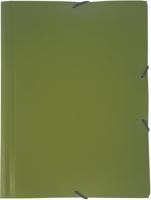 Bronyl elastomap Nature ft A4, uit PP, kaki groen - thumbnail
