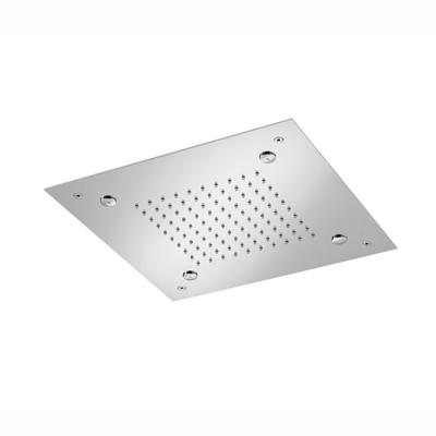 Hoofddouche Hotbath Mate Inbouw Met Mist Vierkant 38x38 cm Geborsteld Nikkel
