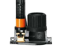 SKS rennkompressor vloerpomp m/koperen opdruk nippel 10065 - thumbnail