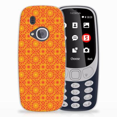 Nokia 3310 (2017) TPU bumper Batik Oranje