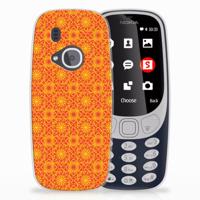 Nokia 3310 (2017) TPU bumper Batik Oranje - thumbnail