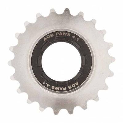 ACS Freewheel bmx 22t 3/32 paws 4.1 nikkel zwart