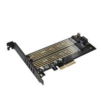 AXAGON PCEM2-D PCI Express kaart PCIe Geschikt voor: 2230, 2242, 2260, 2280, 22110 - thumbnail