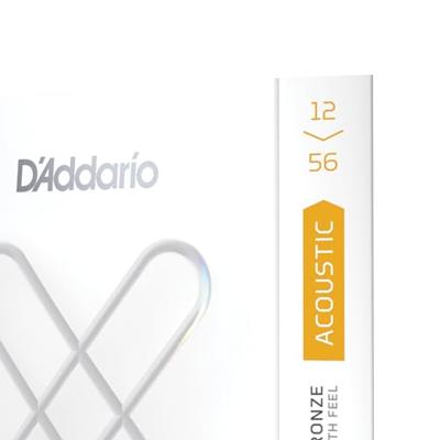 D&apos;Addario XSABR1256 12-56 Light Top Med Bottom XS 80/20 Bronze Coated snaren voor westerngitaar