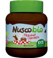 Brinkers Nuscobio hazelnootpasta bio (400 gr) - thumbnail