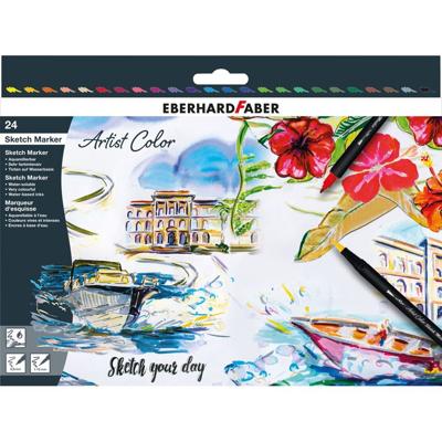 Eberhard Faber EF-558224 Sketch Marker 24 Stuks