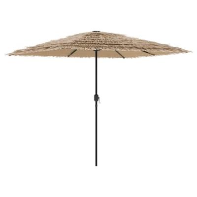 VidaXL Parasol met stalen paal 248x248x248 cm bruin