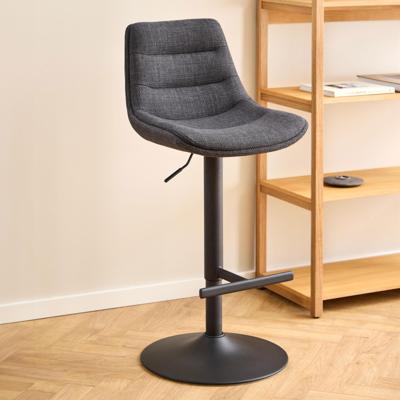 Bendt Draaibare Barkruk 'Labarron' kleur Donkergrijs (zithoogte 65-86cm)