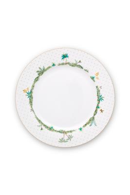 Pip Studio Dinerbord Jolie Stippen Goud Blauw 26.5cm Pip Studio Dinerbord Jolie Stippen Goud Blauw 26.5cm