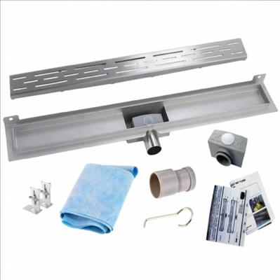 Wiesbaden Douchegoot RVS Met Muurflens 90 cm Wiesbaden Douchegoot RVS Met Muurflens 90 cm