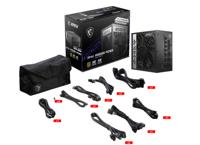 MSI 306-7ZP7C11-CE0 PC-netvoeding 1000 W ATX 80 Plus Gold - thumbnail
