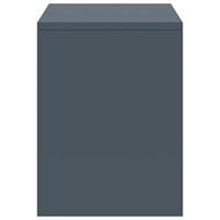 Nachtkastje 35x30x40 cm massief grenenhout lichtgrijs - thumbnail