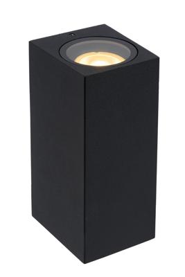 Lucide ZARO - Wandspot / Wandlamp Binnen/Buiten - 2xGU10 - IP65 - Zwart Lucide ZARO - Wandspot / Wandlamp Binnen/Buiten - 2xGU10 - IP65 - Zwart