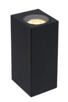 Lucide ZARO - Wandspot / Wandlamp Binnen/Buiten - 2xGU10 - IP65 - Zwart - thumbnail