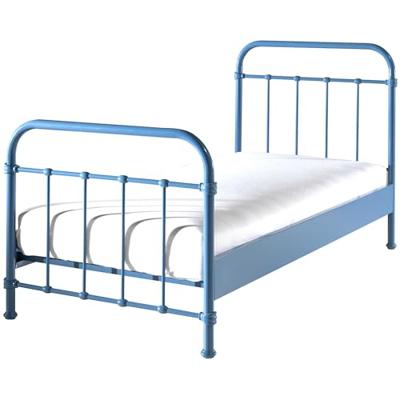 Vipack bed New York - blauw - 90x200 cm