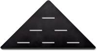 Looox corner shelf hoekplanchet - 30x22cm - zwart mat corner30mz - thumbnail