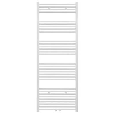 Belrad Handdoekradiator - middenaansluiting - 1800X600mm - 944 Watt - Wit Mat Geborsteld BWM1800600