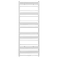 Designradiator BWS Nile Gobi 180x60cm Geborsteld Mat Wit Midden/zij-aansluiting - thumbnail