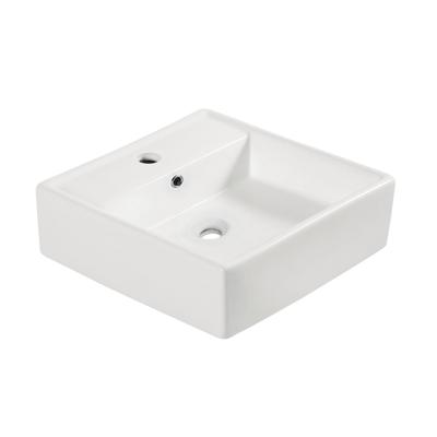 Wiesbaden Larx waskom 38,5 x 38,5 x 13 cm keramiek glans wit 32.3405