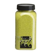 Mica zand lime groen 1 kg - thumbnail