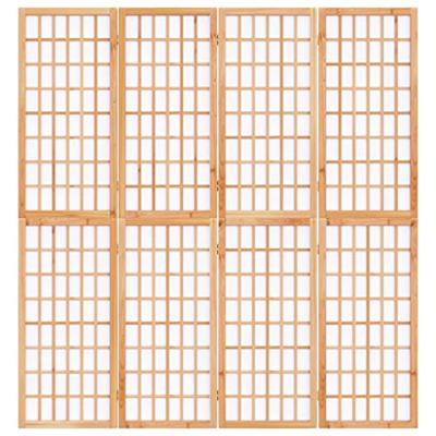Kamerscherm inklapbaar 4 panelen Japanse stijl 160x170 cm - thumbnail