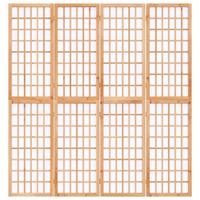 Kamerscherm inklapbaar 4 panelen Japanse stijl 160x170 cm - thumbnail