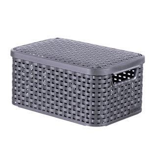 Curver Style Mandje 6 Liter M Deksel Antraciet