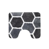 Dutch House Rennes toiletmat 60x50cm grijs - thumbnail