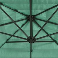 Parasol met stalen paal 268x268x226 cm groen - thumbnail