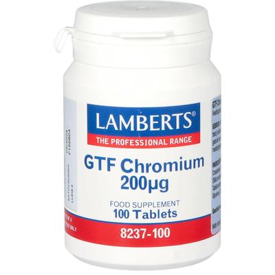 Lamberts GTF Chroom 200mcg Tabletten Lamberts GTF Chroom 200mcg Tabletten
