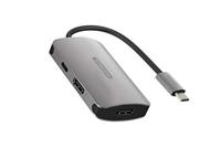 Sitecom CN-398 | USB-C naar 2X HMDI Adapter Hub met USB-C Power Delivery - voor MacBook Pro/Air, Chromebook en andere USB Type C apparaten - thumbnail