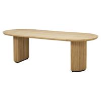 Richmond Ovale Eettafel 'Belfort' Eikenhout, 280 x 100cm - thumbnail