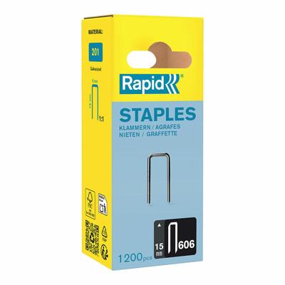 Rapid Nr. 606 smalrugnieten 15 mm, 1.200 stuks - 40109528 - 40109528 Rapid Nr. 606 smalrugnieten 15 mm, 1.200 stuks - 40109528 - 40109528