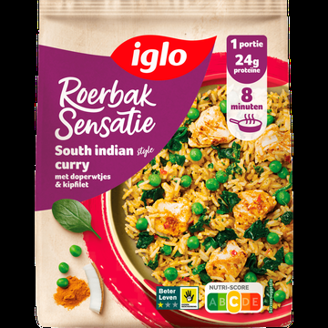 Iglo Roerbak Sensatie South Indian Curry 450 g bij Jumbo