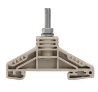 Weidmüller 1790130000 Doorgangsserieklem Boutaansluiting Donkerbeige 25 stuk(s) - thumbnail