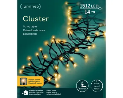 Clusterverlichting 1512 LED 14m CW Clusterverlichting 1512 LED 14m CW
