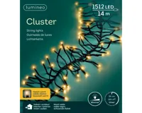 Lumineo Cluster LED Verlichting Binnen/Buiten 13.5M 1512 LEDs IP44 Dimbaar - thumbnail